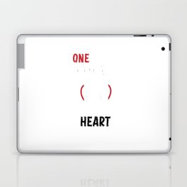 One Love One Heart Laptop Skin