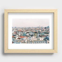 Vienna During a Sunset Recessed Framed Print