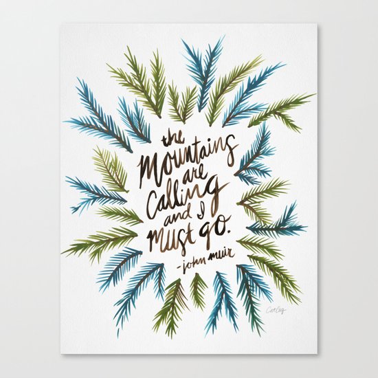 Mountains Calling Canvas Print
