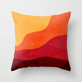 Funky Wave Pattern Vol. 7 Throw Pillow
