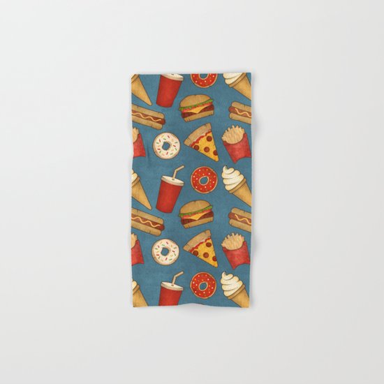 Fast Food Hand & Bath Towel