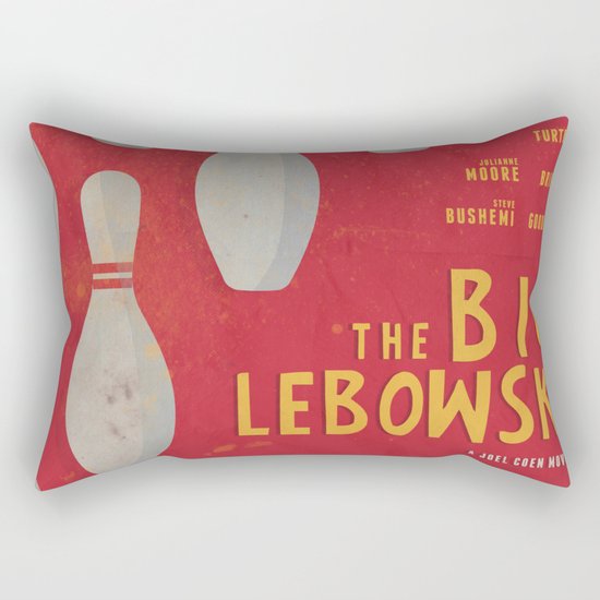 The Big Lebowski - Movie Poster Rectangular Pillow