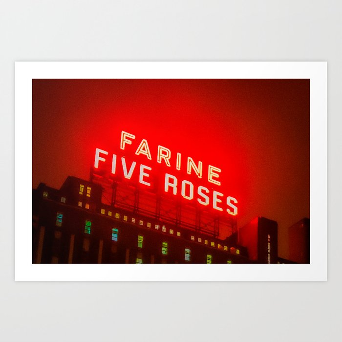 Iconic Montreal - Farine Five Roses Art Print
