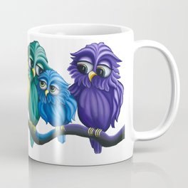 Rainbow Owls Coffee Mug