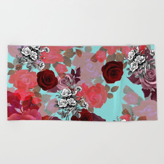 RoseNRoses Beach Towel