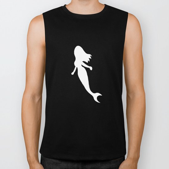Mermaid teal Biker Tank