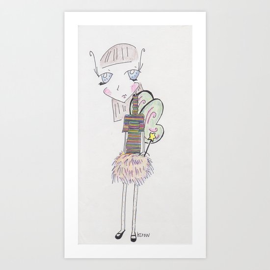 catch a falling star. Art Print