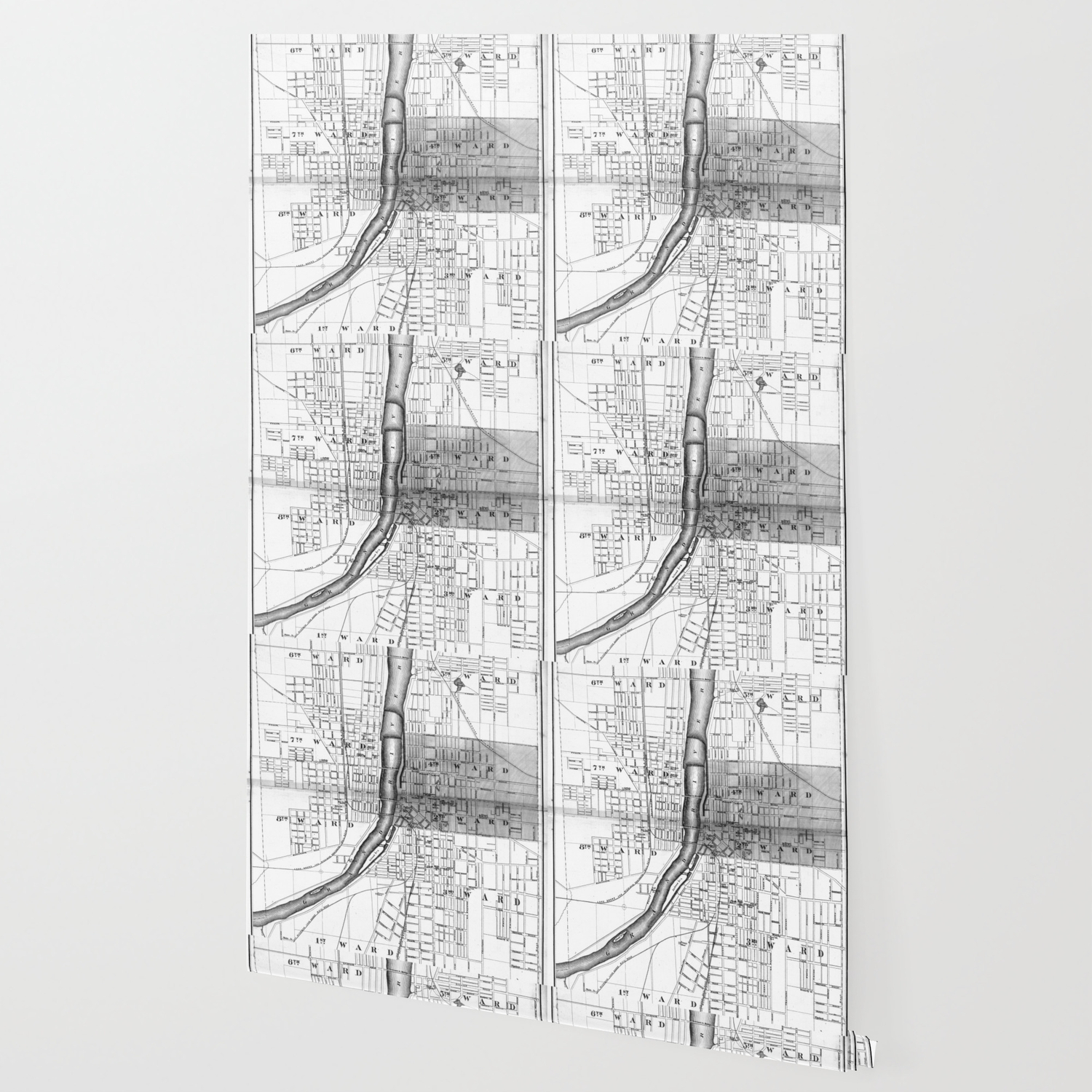 Vintage Map Of Grand Rapids Michigan 1873 Bw Wallpaper By Bravuramedia Society6 Vintage Map Of Grand Rapids Michigan 1873 Bw Wallpaper By Bravuramedia Society6
