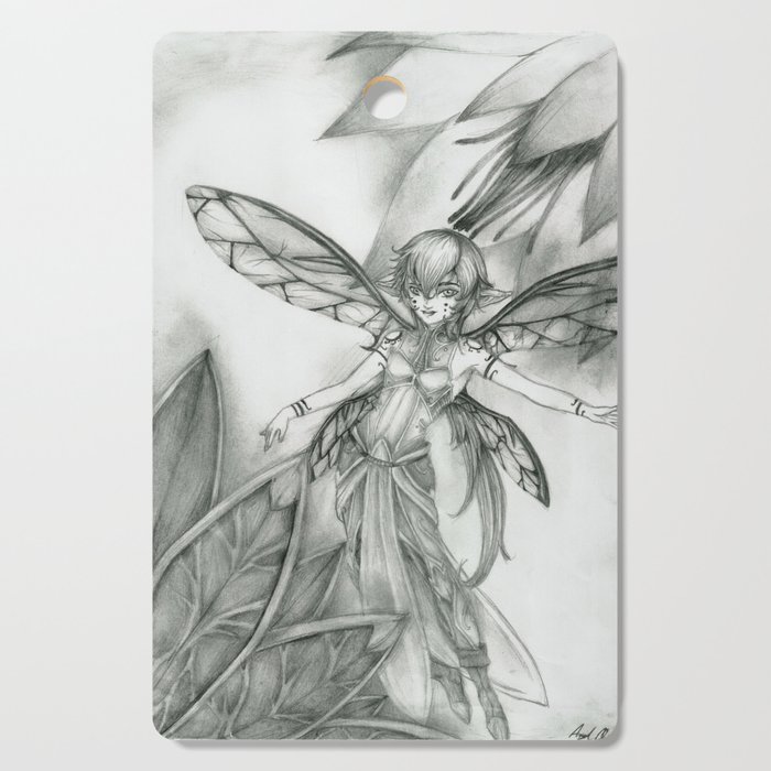 Armored Fairy Cutting Board