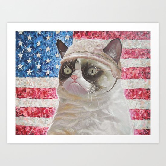 American Grumpy Art Print