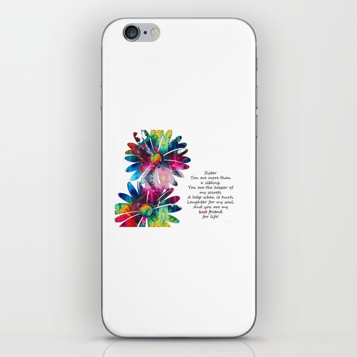 Sisters Are Best Friends For Life iPhone Skin