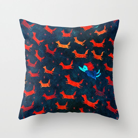 moved Throw Pillow