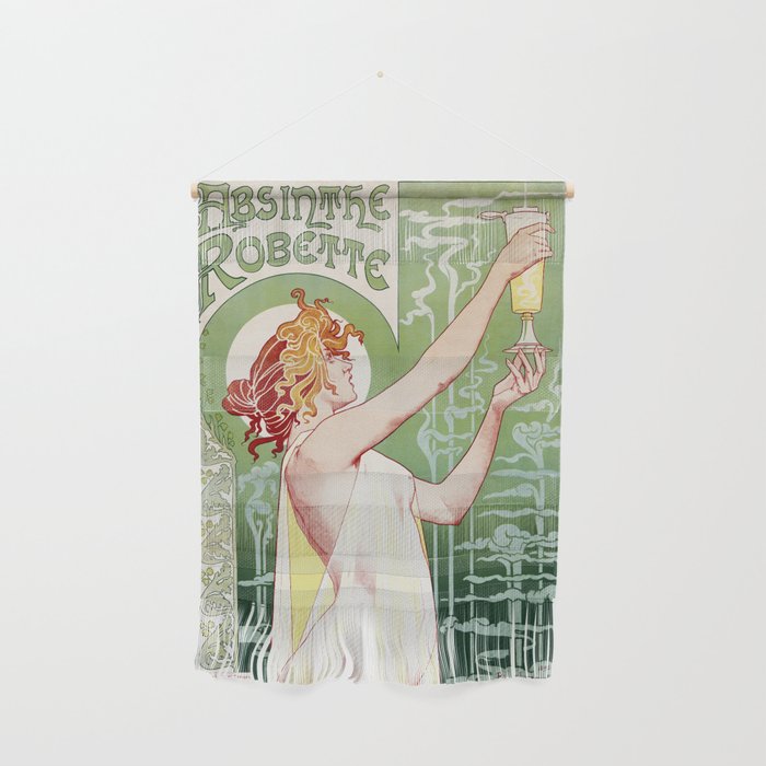 alfons mucha Absinthe RobetteHigh Definition Wall Hanging by nobelart Society6