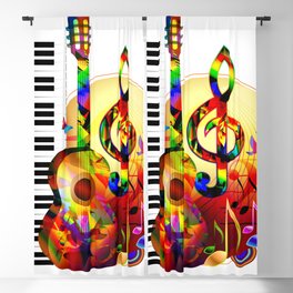 Musical Notes Blackout Curtains For Any Room Or Decor Style Society6