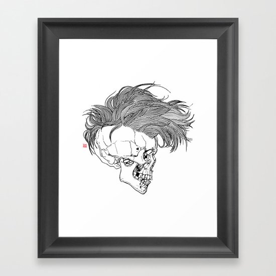 Death is New Punk Framed Art Print