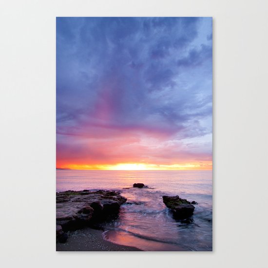 horizon on fire Canvas Print