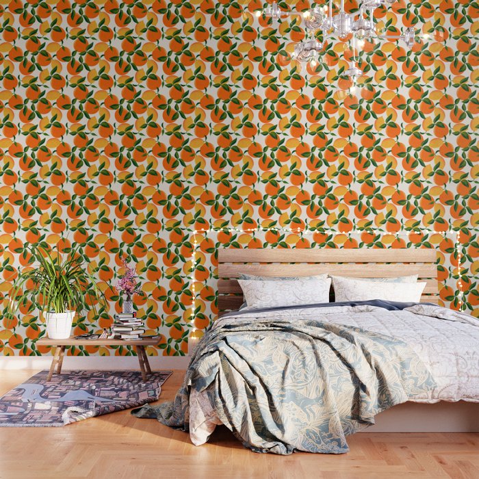 Oranges and Lemons Wallpaper by Leanne Simpson Society6