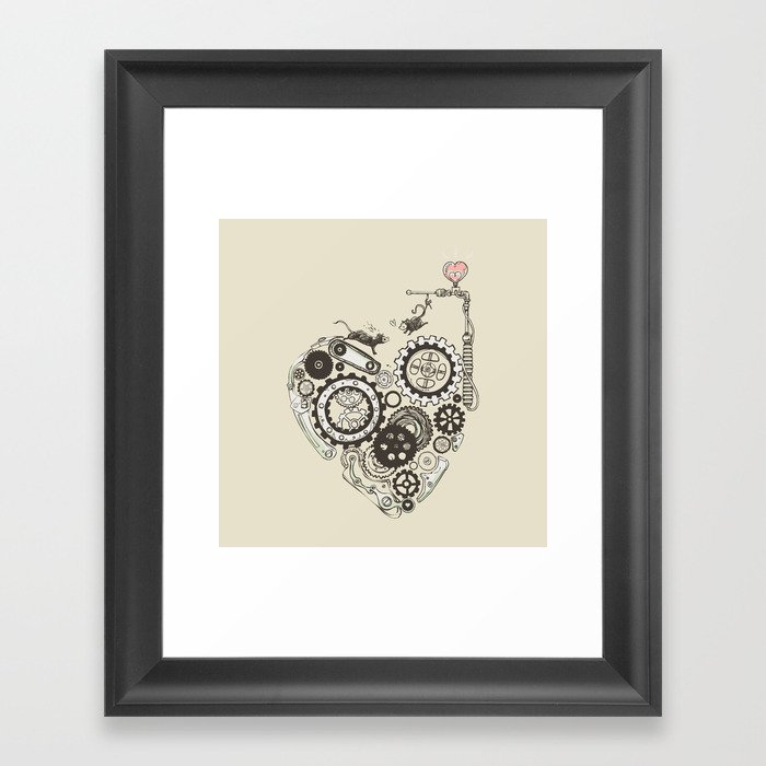 Love Machine Framed Art Print