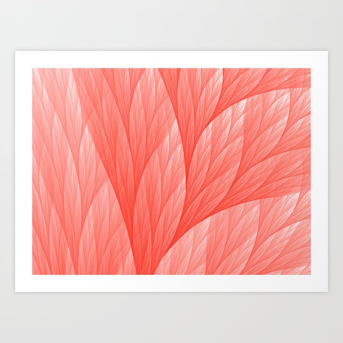 Reef Coral Living Color Of The Year 2019 Abstract Pattern Fractal