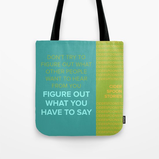 CIDER SPOON Tote Bag