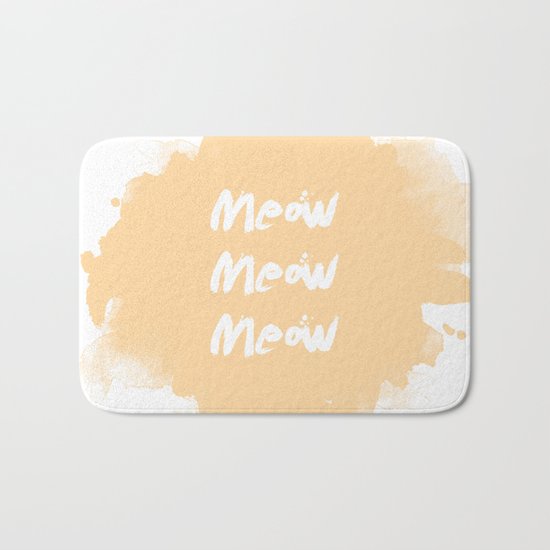 Meow Meow Meow Bath Mat
