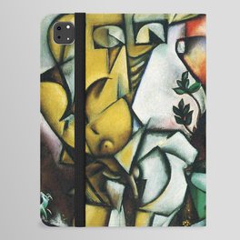 Adam and Eve (1912) by Marc Chagall Artist Marc Chagall paintings iPad Folio Case