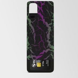 Cracked Space Lava - Green/Purple Android Card Case