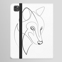 Montero - linear wolf iPad Folio Case