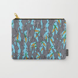 Cat among rabbits Carry-All Pouch