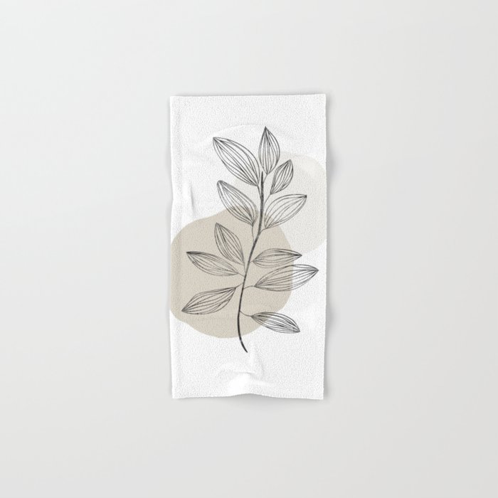 Black and beige towels sales