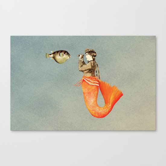In search of realistic love Canvas Print