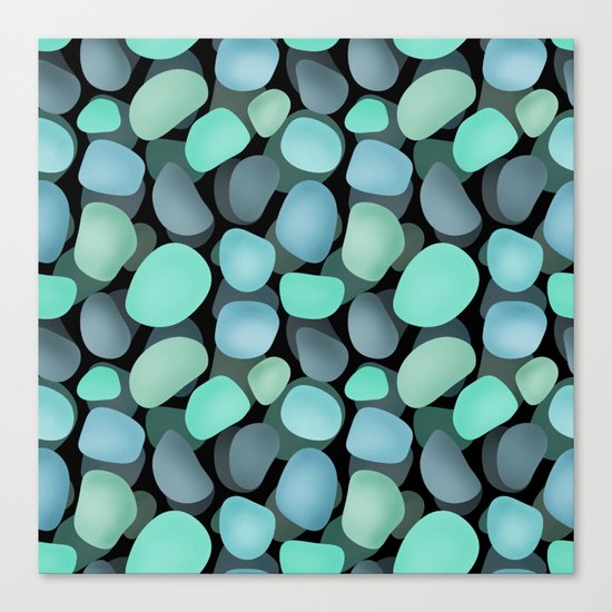 Sea pebbles . No. 1 Canvas Print