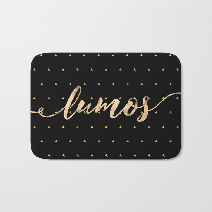 Lumos in Gold Bath Mat