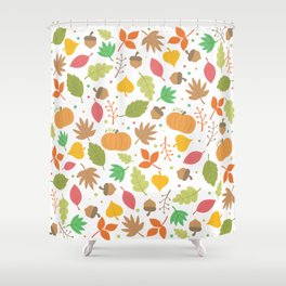 Thanksgiving pattern Shower Curtain