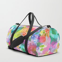 Modern Botanical Watercolor  Duffle Bag