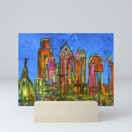 Philadelphia Skyline Mini Art Print