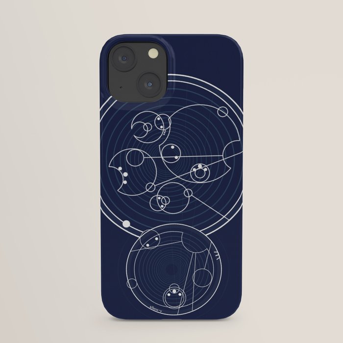 Doctor Who Gallifreyan - Run You Clever Boy, Allons-y! iPhone Case