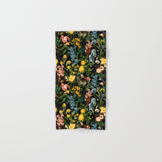 FLORAL AND BIRDS V Hand & Bath Towel