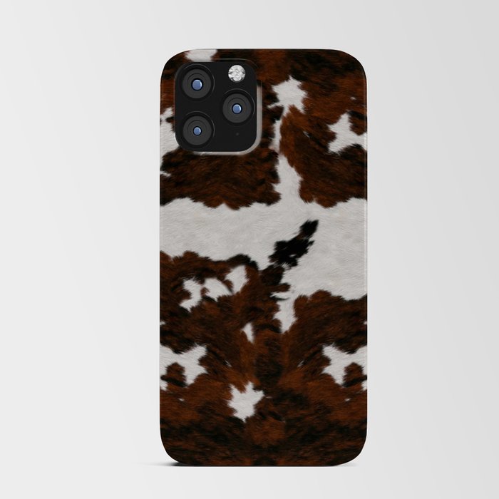 Cowhdie Abstraction (screen print) iPhone Card Case