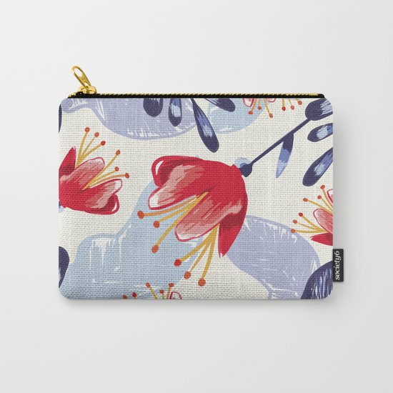 Flowers Carry-All Pouch