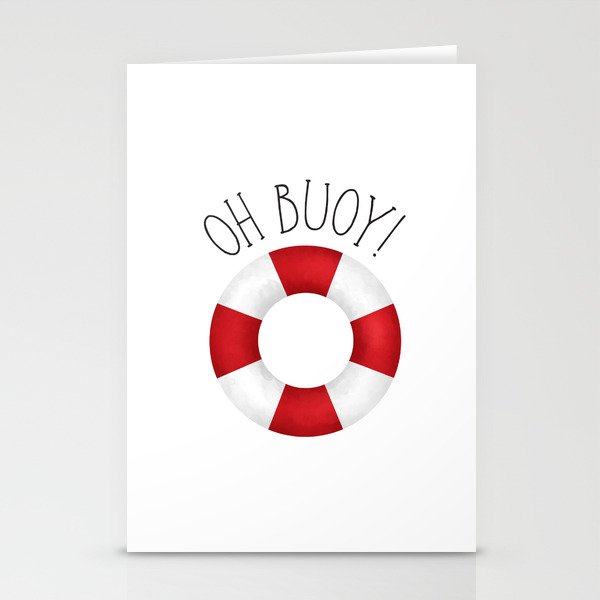 Oh Buoy! Stationery Cards