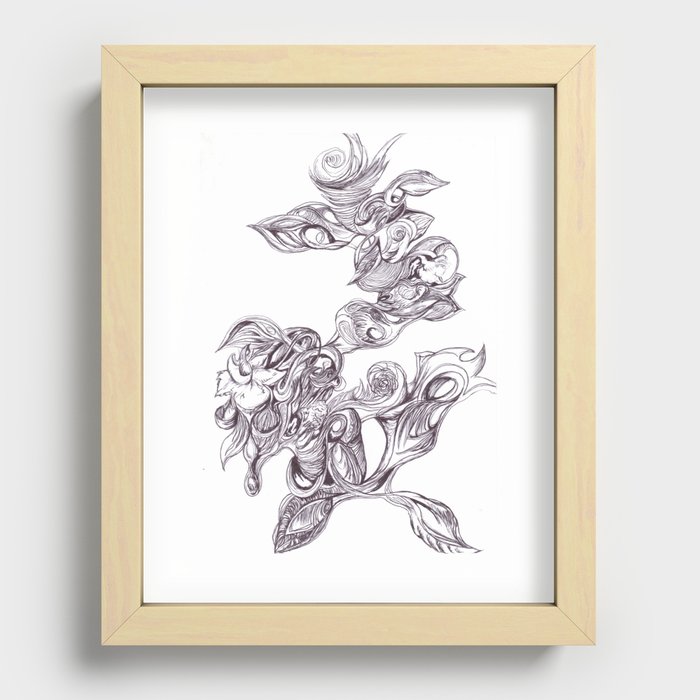 Lily Recessed Framed Print