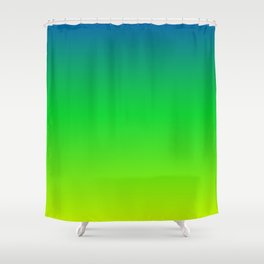 Retro Sunset Art Print Shower Curtain