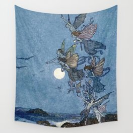 “Elves” Fairy Tale Art by Edmund Dulac Wall Tapestry