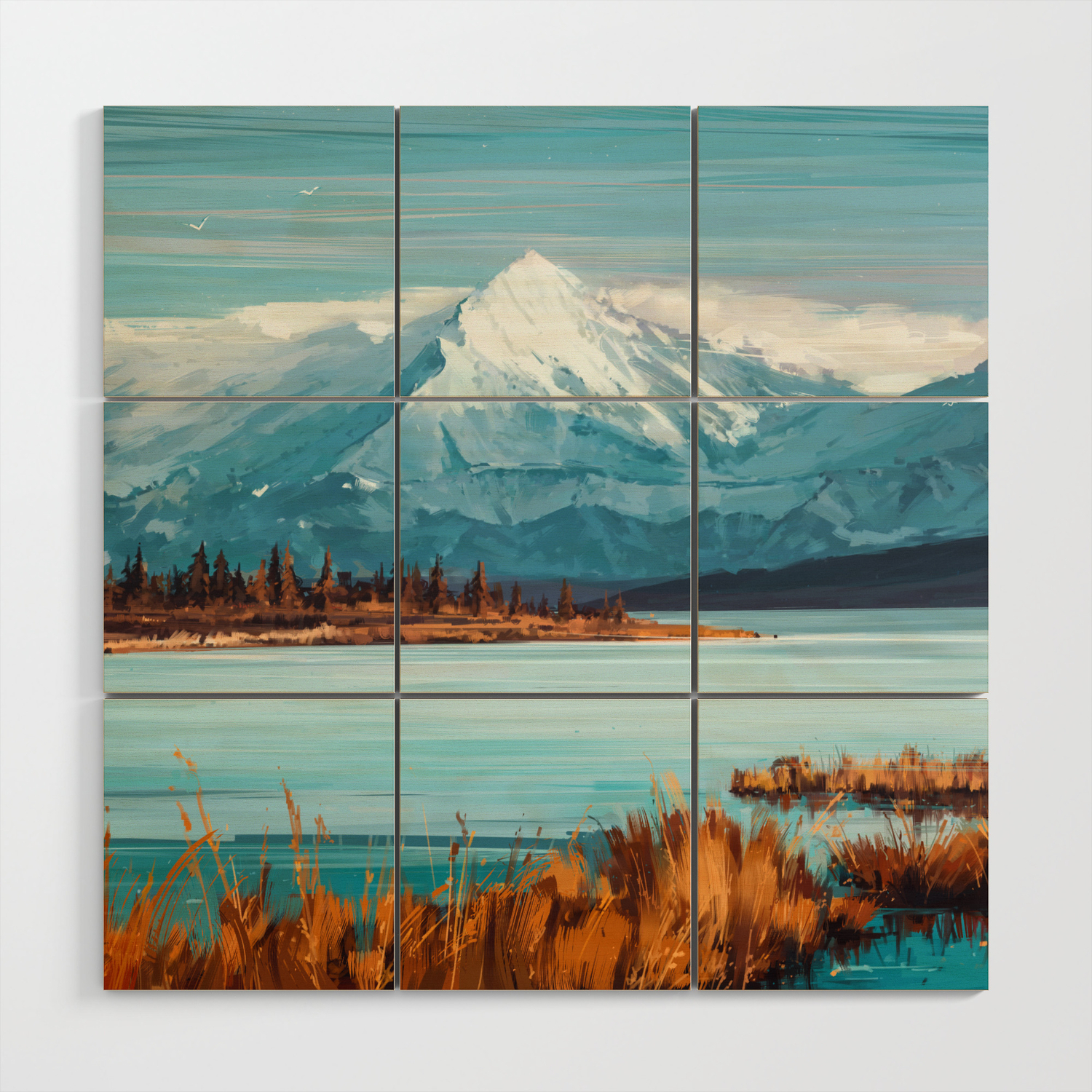 A Quiet Mind Wood Wall Art By Aenami