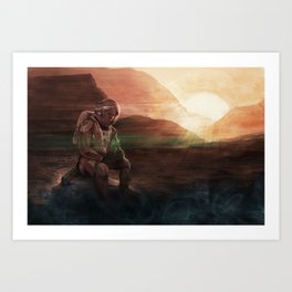 The Martian Art Print