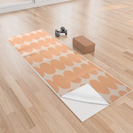 Sparkles Pattern - Orange Yoga Towel