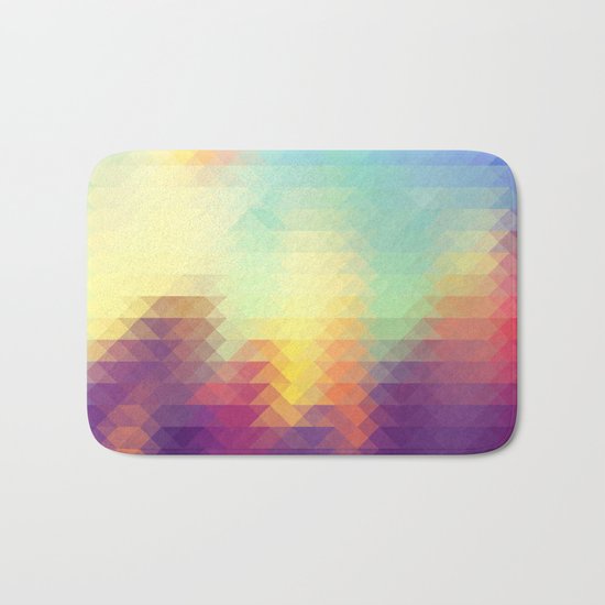 Triangle design Bath Mat