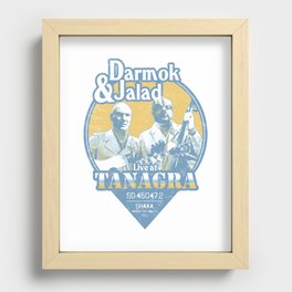Darmok and Jalad at Tanagra - Blue Recessed Framed Print