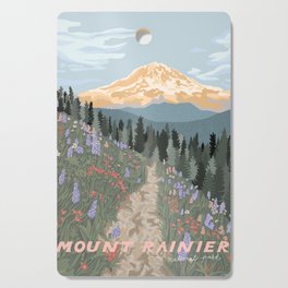 Mount Rainier National Park Cutting Board
